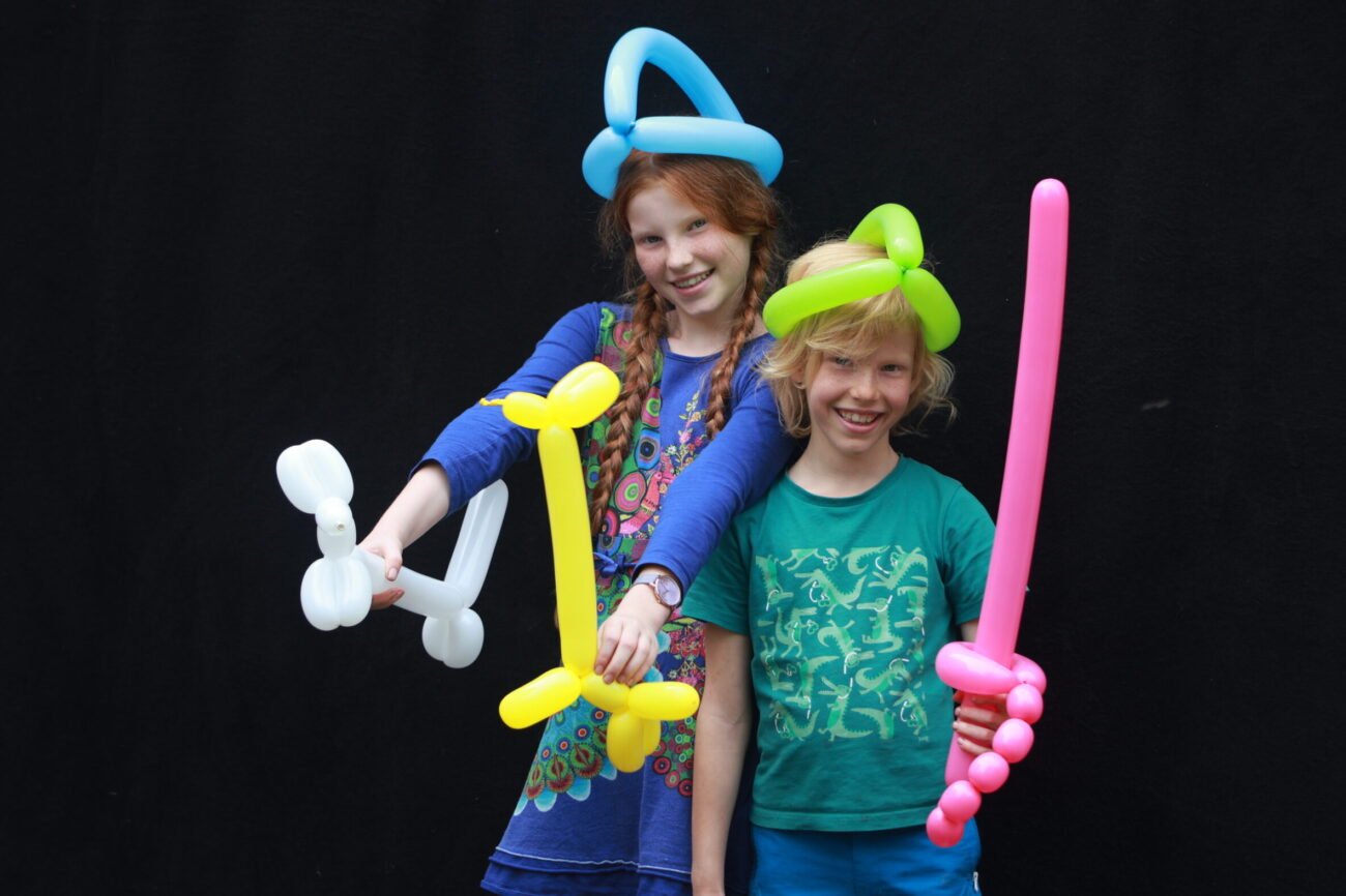 Ballons drehen Ballonmodellage