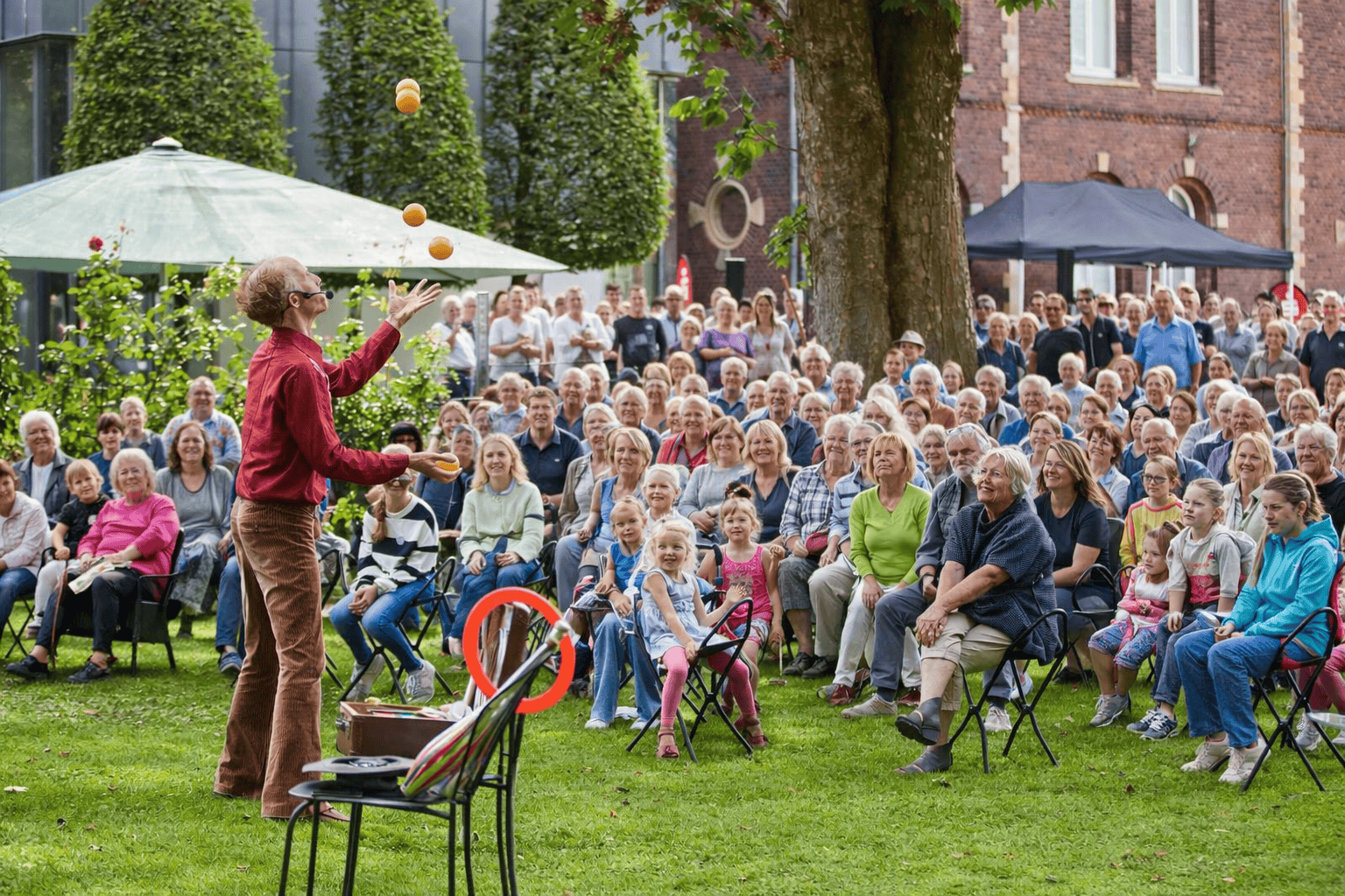 Jonglageshow auf Event in Oldenburg